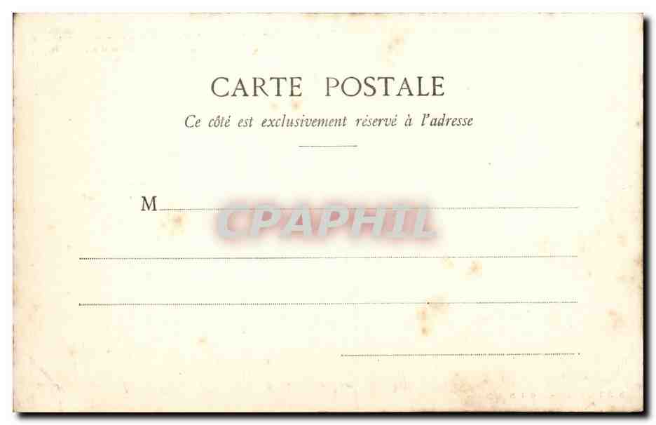 Guerande CPA La porte de Saille grosse tour carree avec une solide arcade  — Rückseite