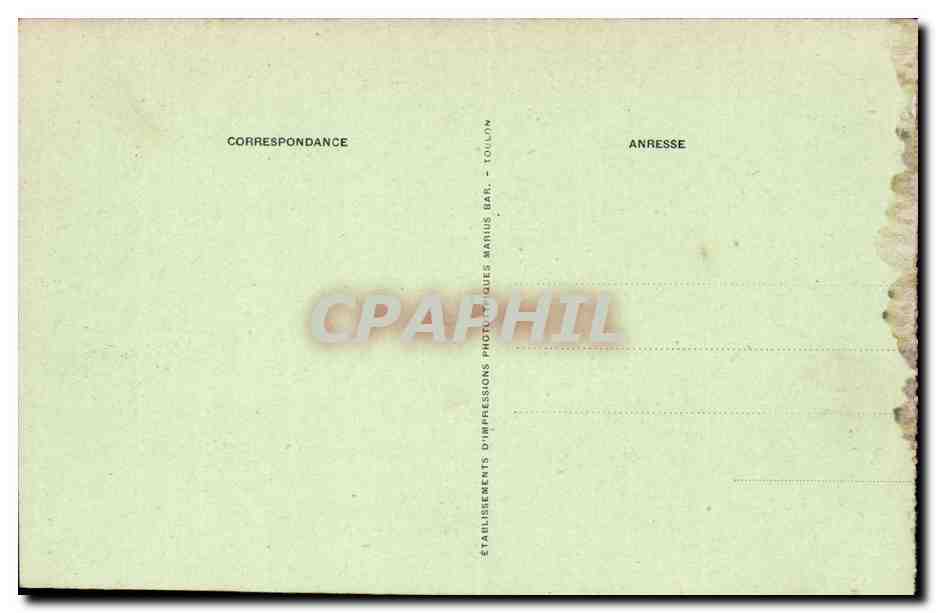 Sainte Baume CPA Le saint Pilon vue prise sur le plateau — Verso