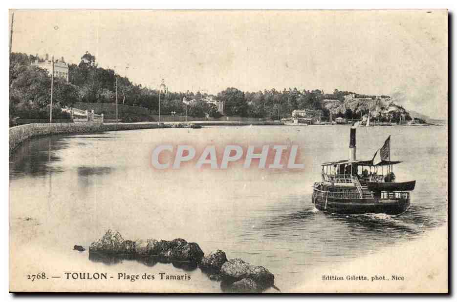 Toulon - Plage des Tamaris — Édition Giletta, phot. Nice, n° 2768