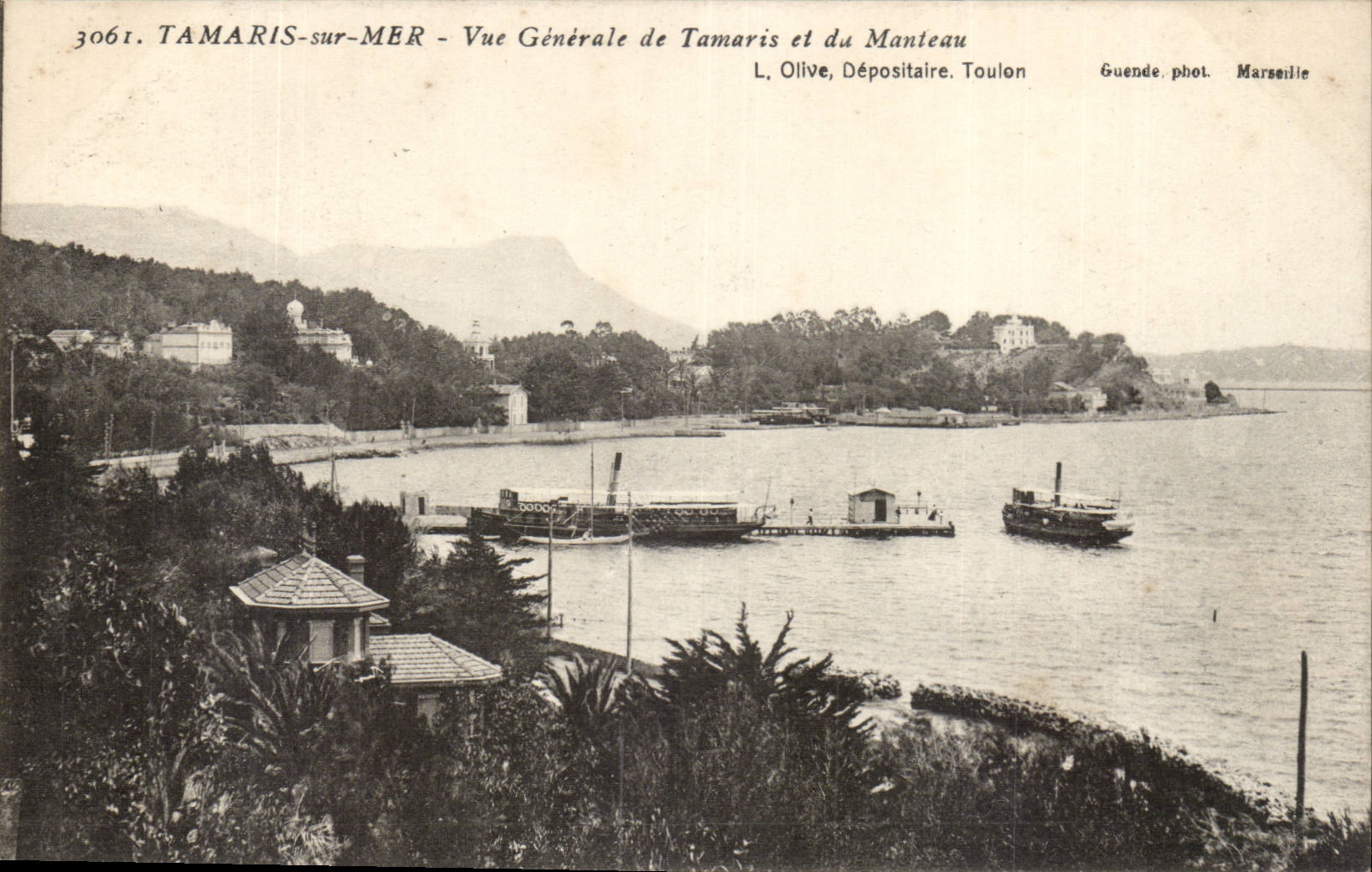 Tamaris les mers CPA Vue generale de Tamaris et du Monteau