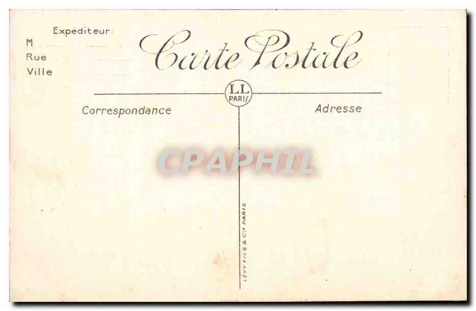 Marseille CPA Rue de la Republique  — Rückseite