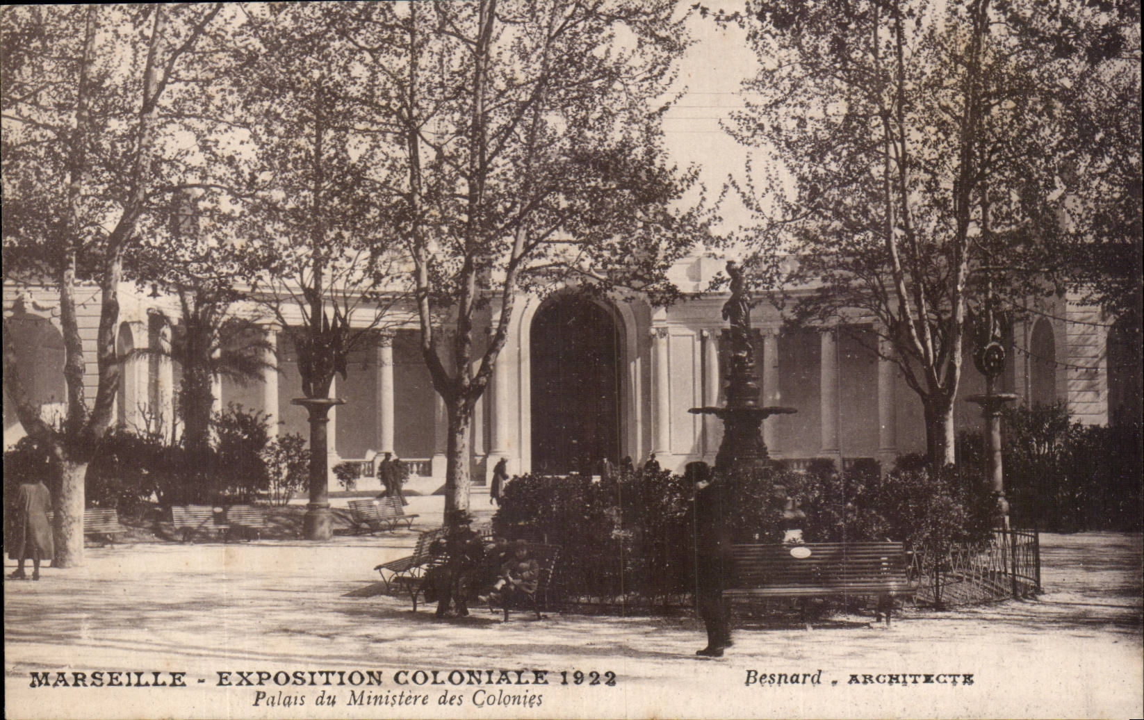 Marseille CPA Exposition coloniale 1922 Palais du Ministere des colonies