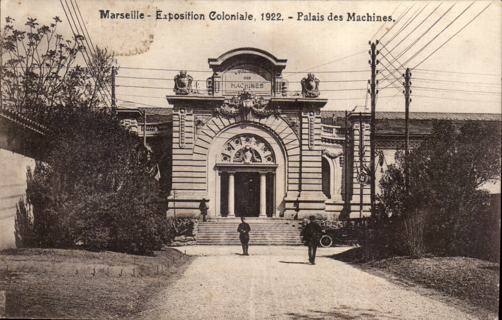 Marseille CPA Exposition coloniale 1922 Palais des Machines