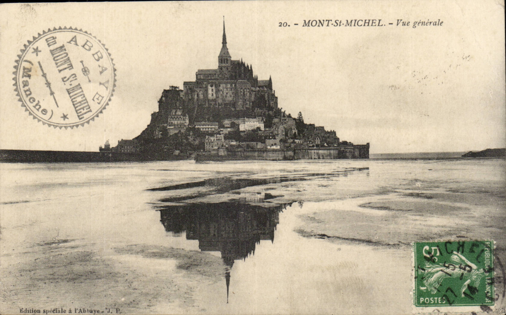 Mont Saint Michel CPA Vue generale