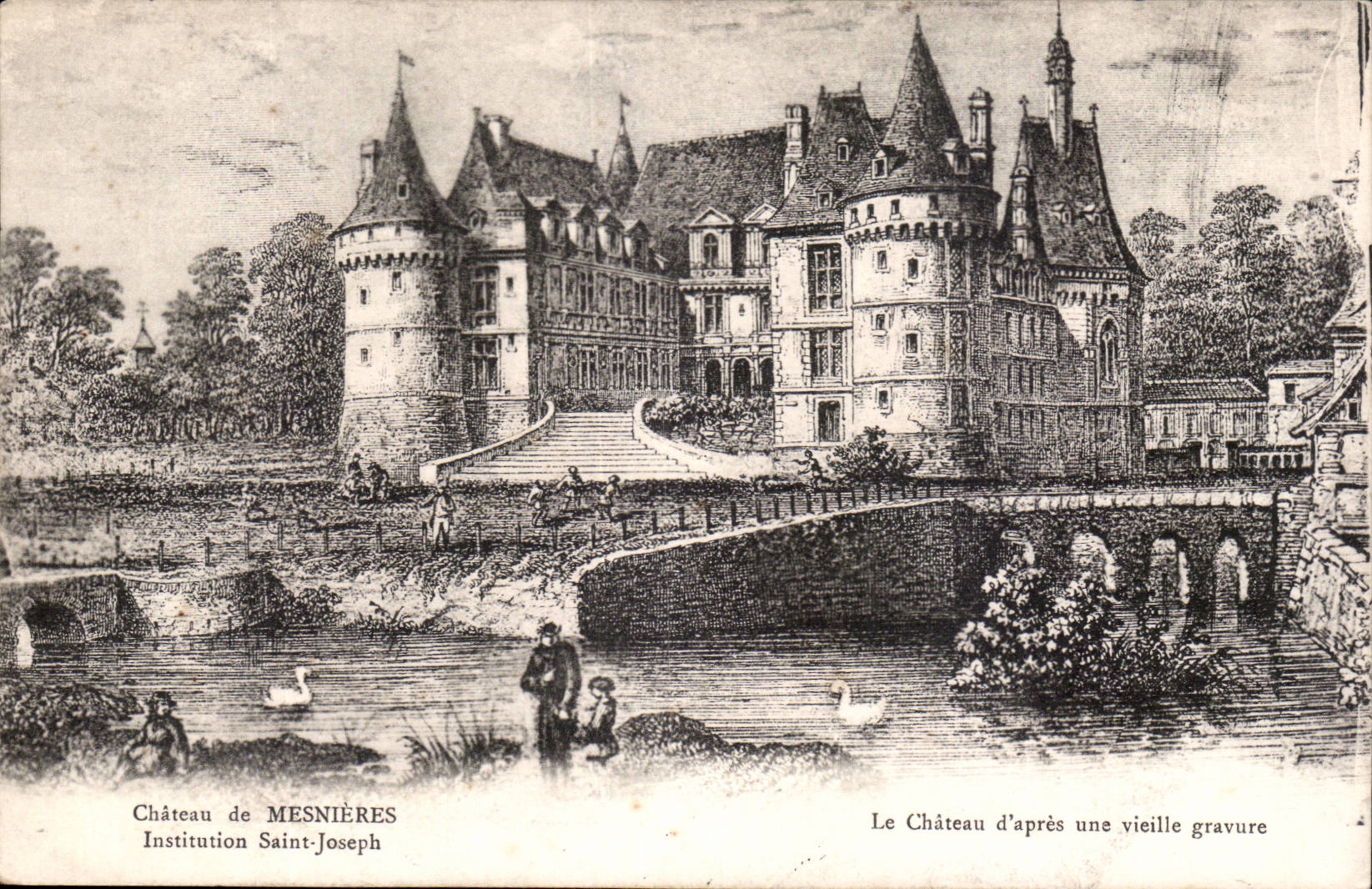 Chateau de Mesnieres CPA Institution Saint Joseph