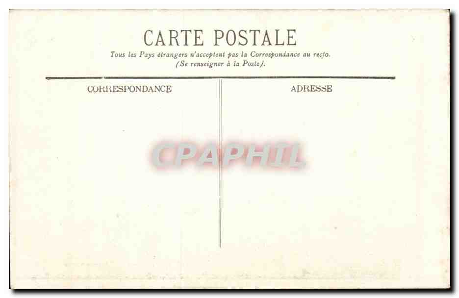 Aix-en-Provence — Erzbistums Palast - Salon des Gobelins — Sammlung G. Martinet, Aix — Rückseite