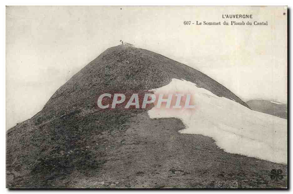 Le Sommet du Plomb du Cantal — L'Auvergne — éditeur L'Auvergne, n° 607