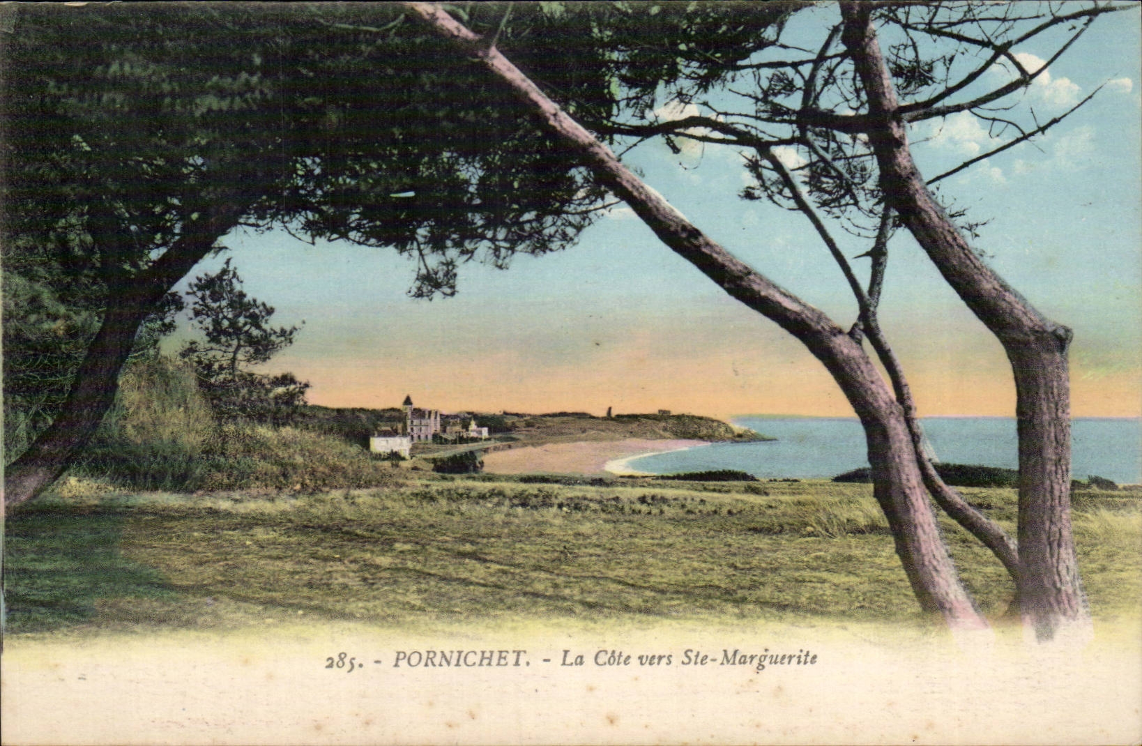 Pornichet - La Cote vers Ste Marguerite - CPA 