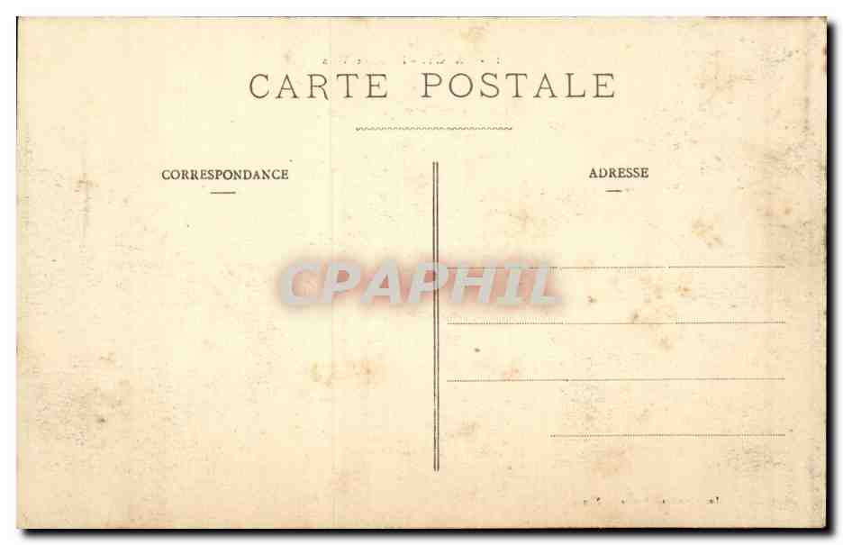 Nancy - Hotel de Ville - CPA  — Rückseite