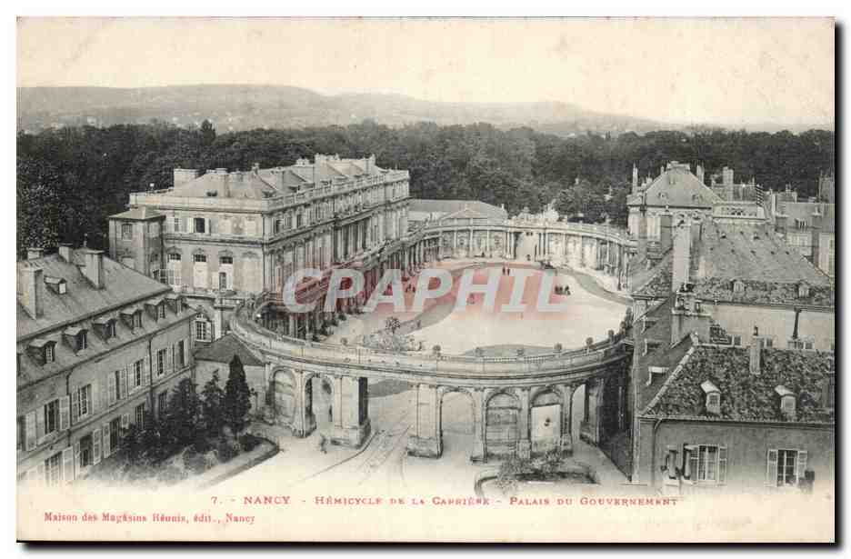 Nancy - Hemicycle de la Carriere - Palais du Gouvernement - CPA 