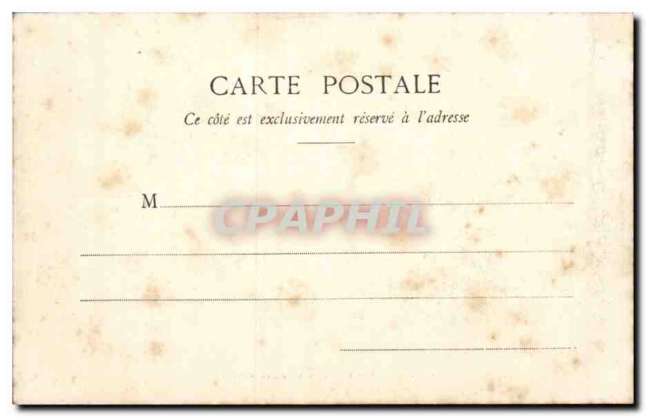 Nancy - Fontaine et Place Callot - CPA  — Verso