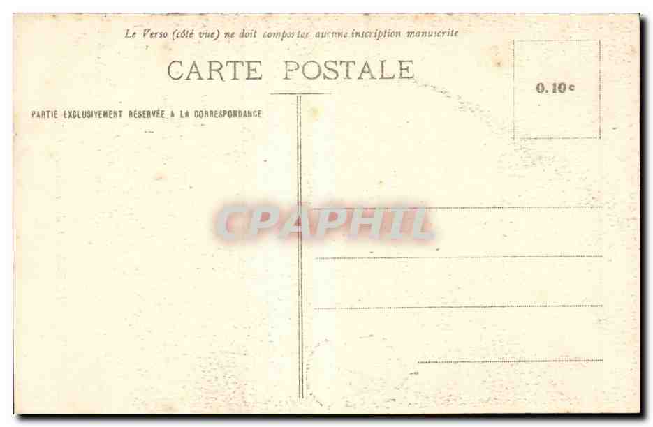 Marseille - Statue de Notre Dame de la Garde - Le Maitre Autel - CPA  — Verso