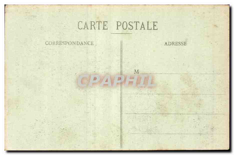 Marseille - Statue de Notre Dame de la Garde - CPA  — Verso