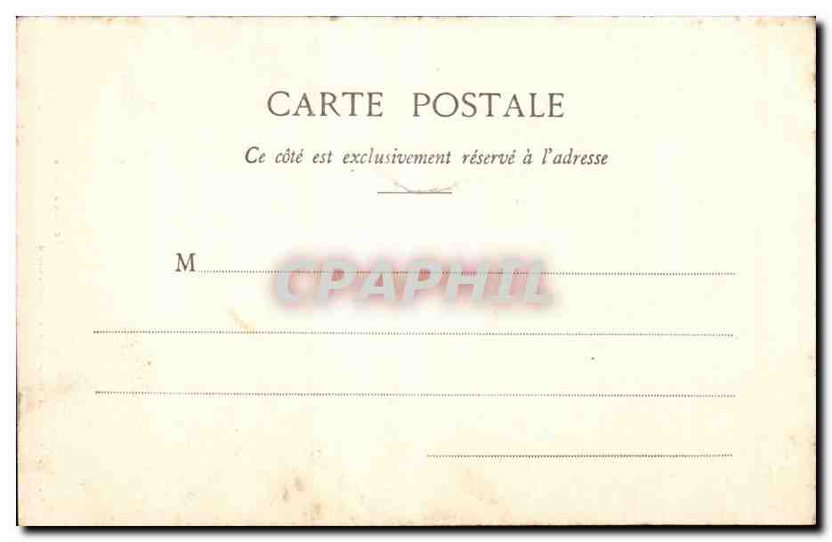 Le Mont Dore - Le Plat a Barbe - CPA  — Verso