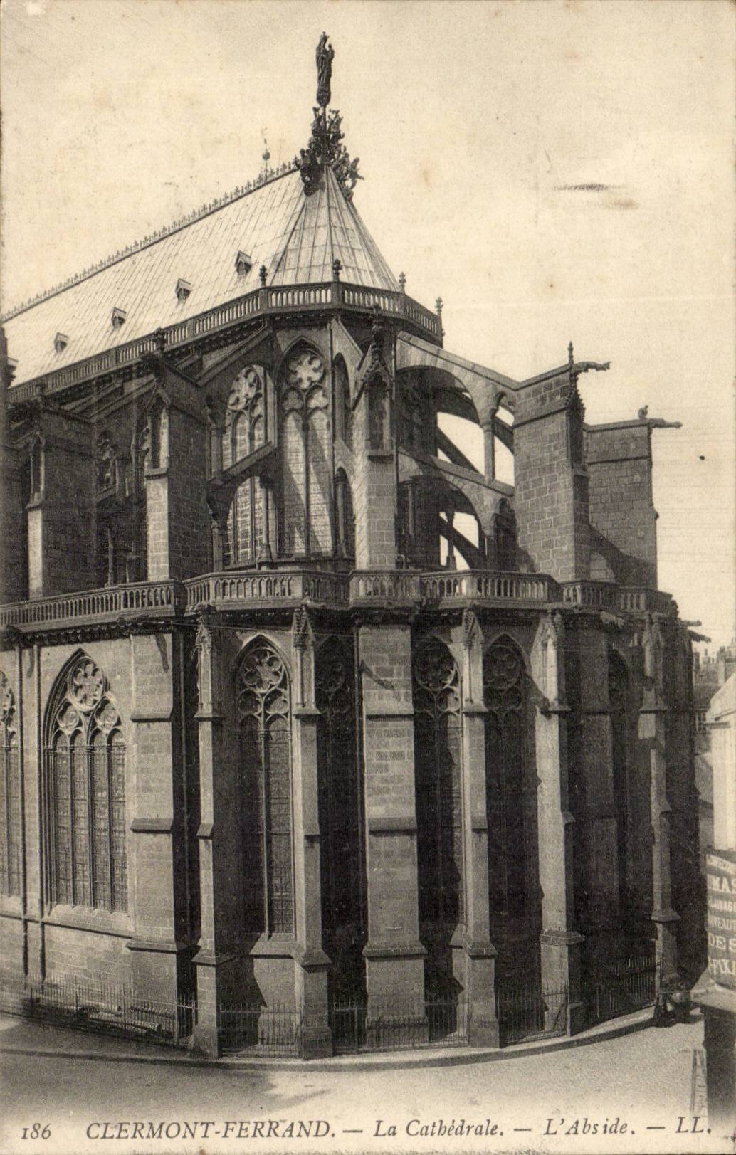 Clermont-Ferrand — La Cathédrale — L'Abside — LL. — n°186