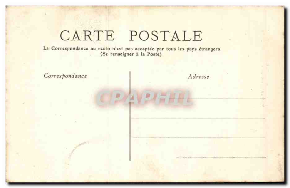 Carcassonne CPA Montee et entree de la porte de l'aude — Verso
