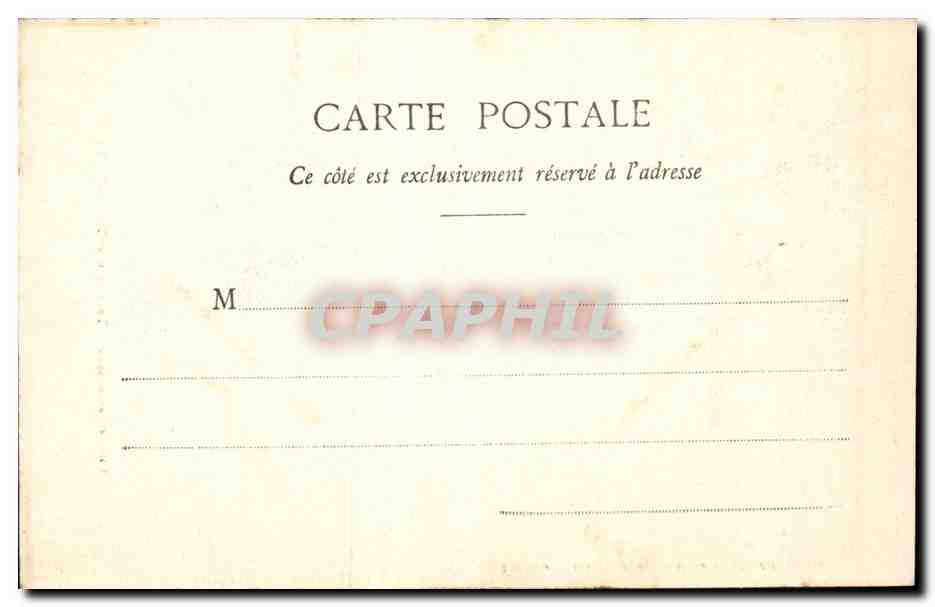 Carcassonne CPA tour pinte et tour de justice — Verso