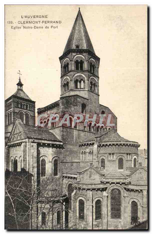 Clermont-Ferrand — Église Notre-Dame du Port — L'Auvergne, série 139
