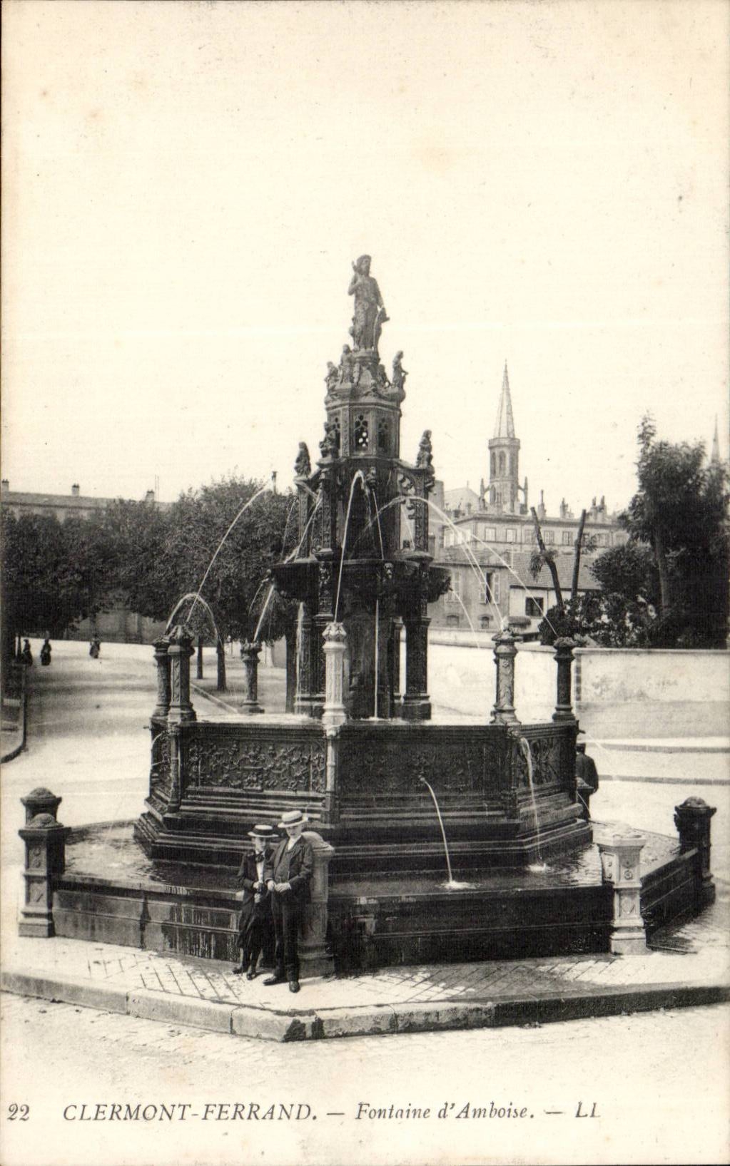 Clermont Ferrand CPA Fontaine d'Amboise