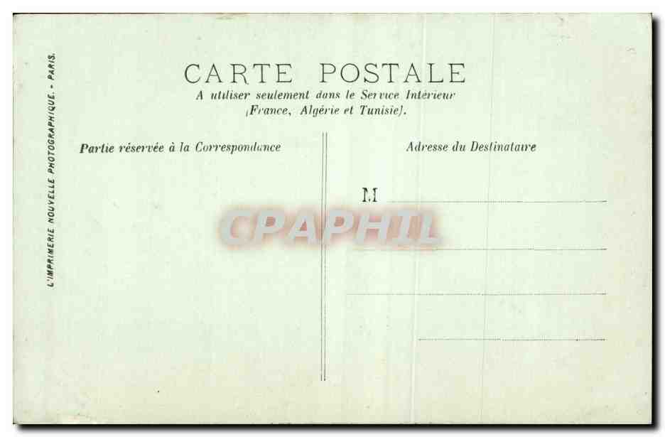 Clermont Ferrand CPA Vieille maison rue des Chaussetiers — Rückseite