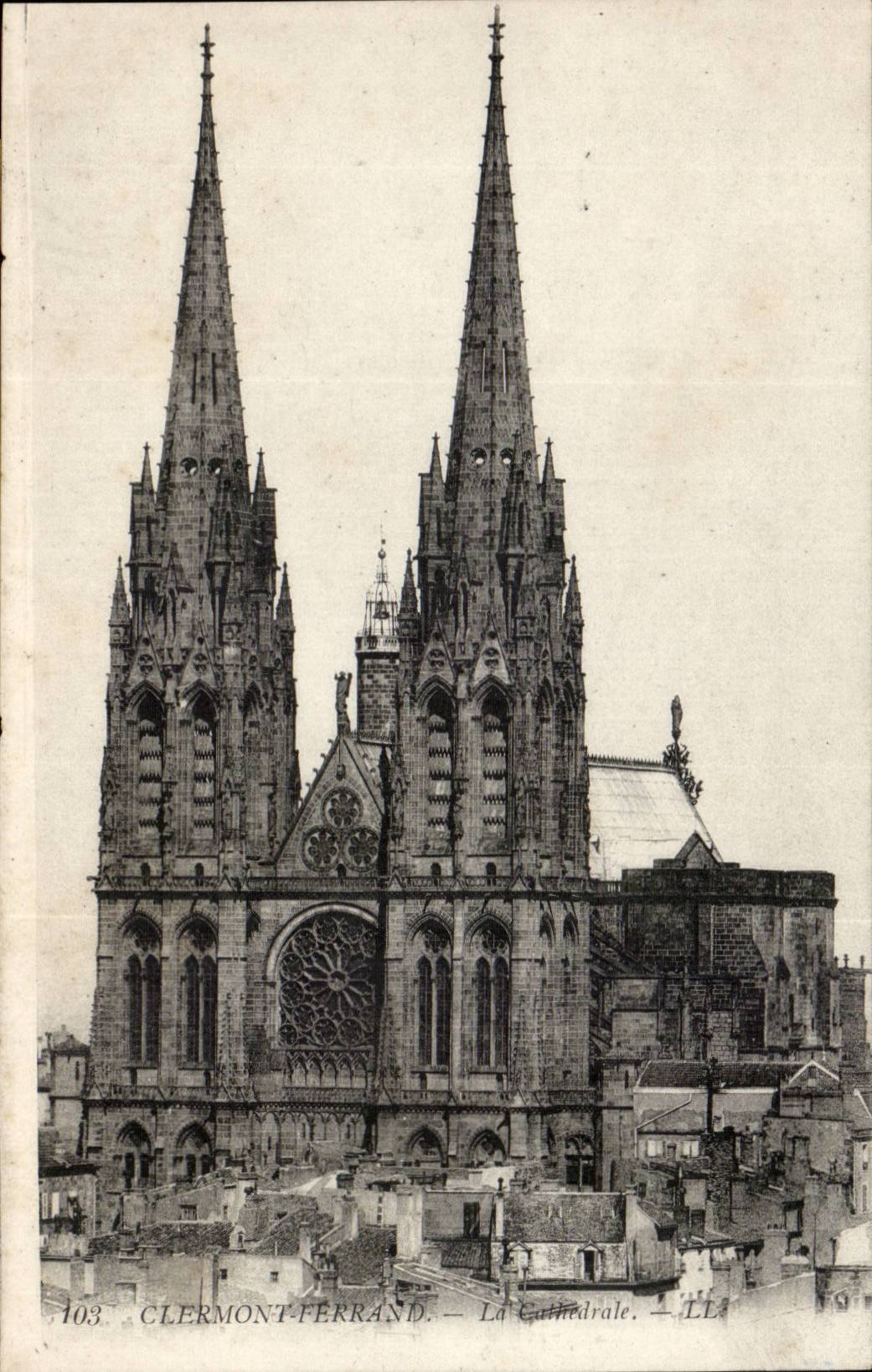Clermont Ferrand CPA La cathedrale