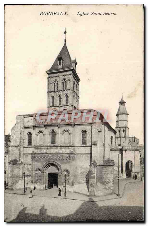 Bordeaux CPA Eglise Saint SErnin