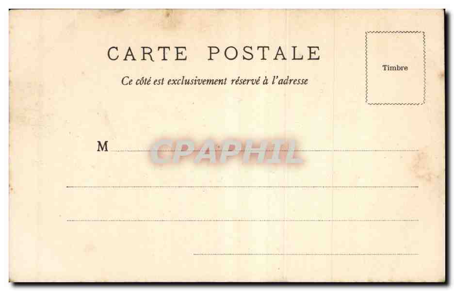 Bordeaux CPA La porte Bourgogne — Back