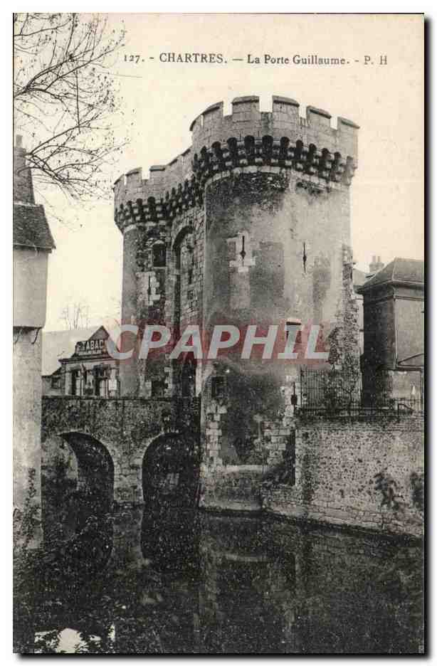 Chartres CPA CAthedrale porte Guillaume