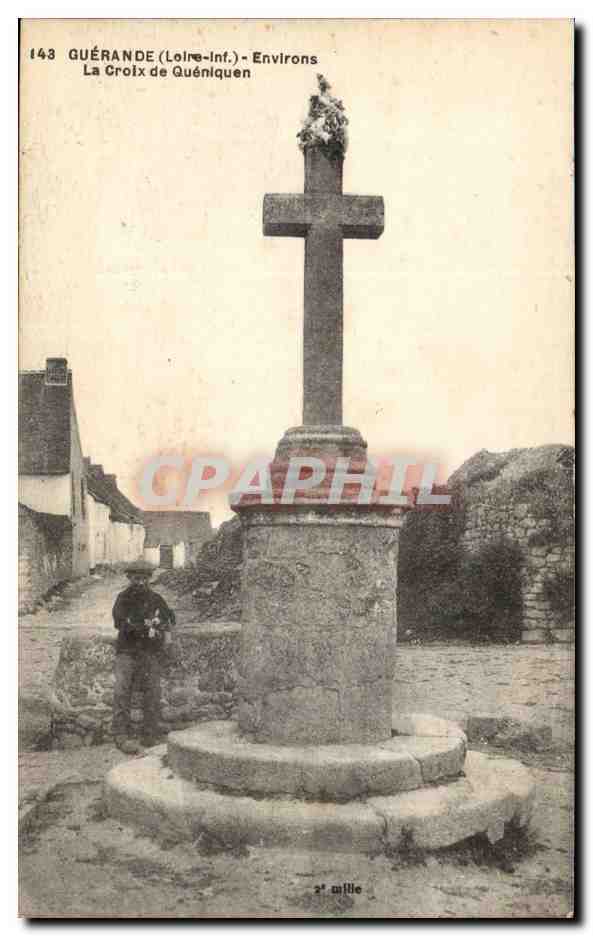 Guerande CPA Environs La croix de Queniquen