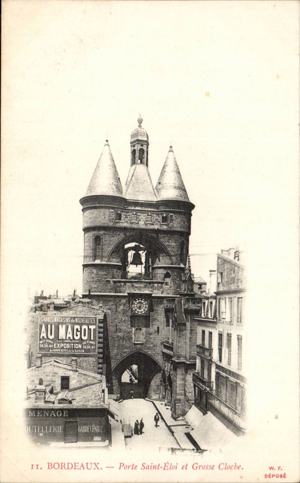Bordeaux CPA Porte Saint Eloi et grosse cloche