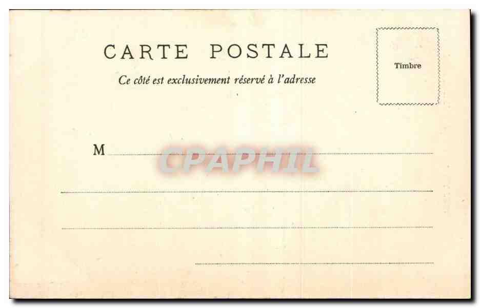 Bordeaux CPA Porte Sdu palais de l'ombriere — Verso