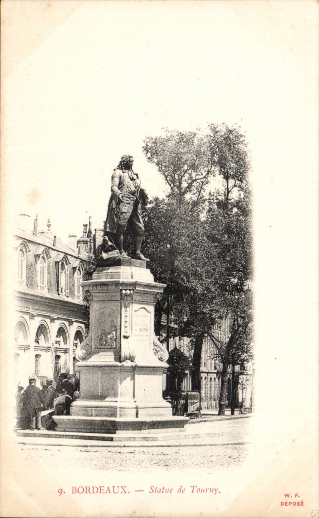 Bordeaux CPA Statue de Tourny