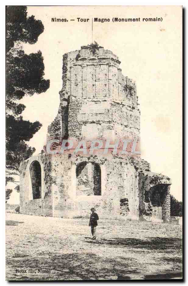 Nimes CPA Tour Magne (monument romain)