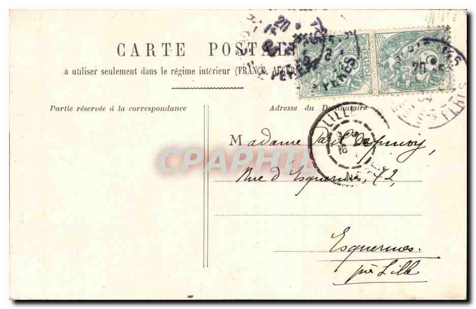 Paris CPA Notre DAme — Rückseite
