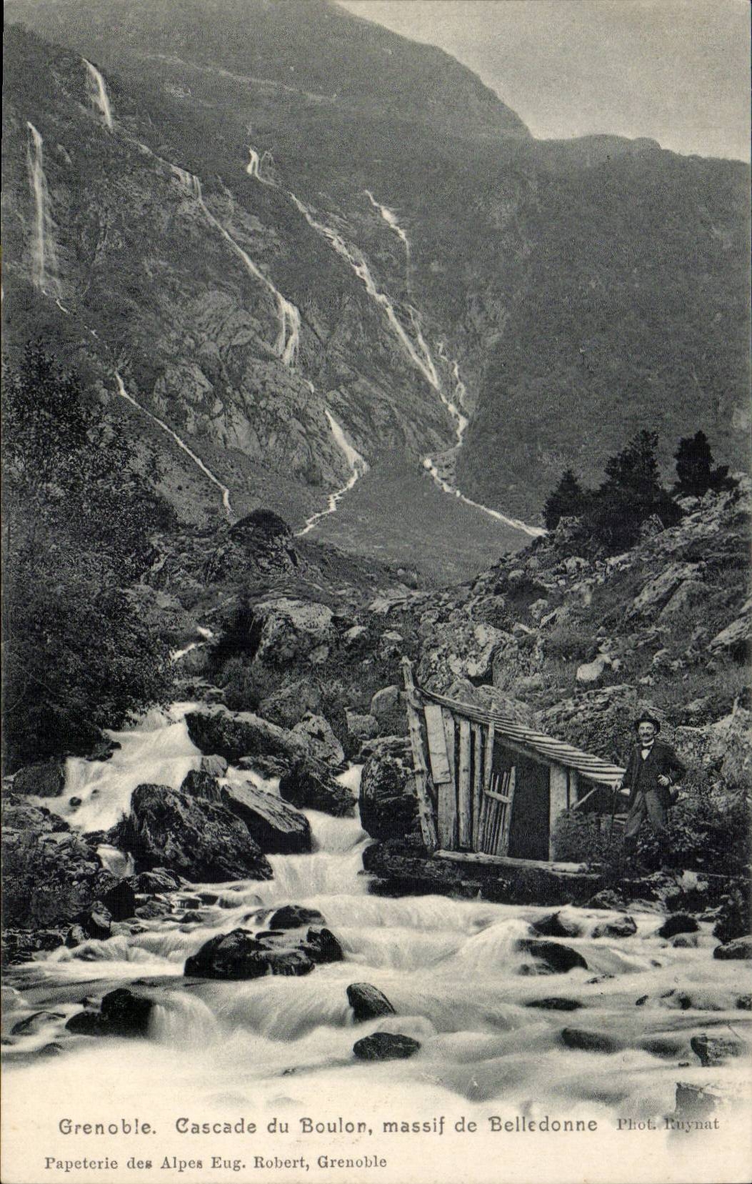 Grenoble CPA Cascad du Boulor massif de Belledonne