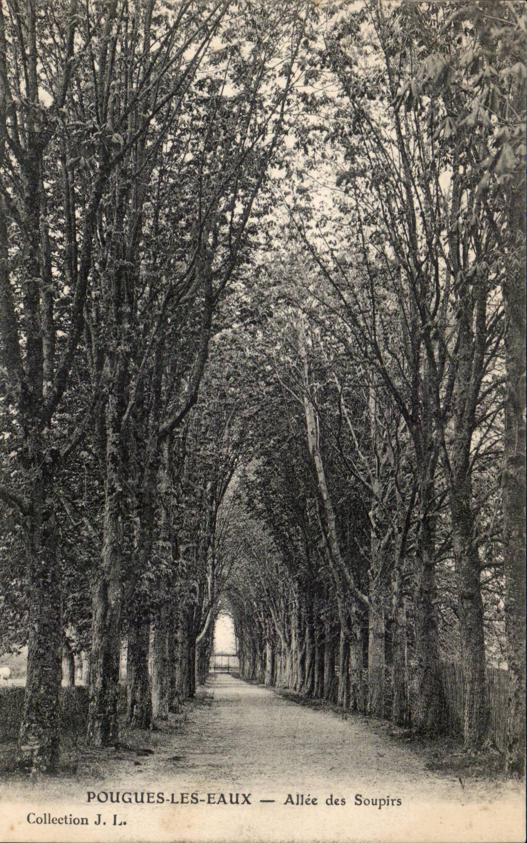Pougues les Eaux CPA Allee des soupirs
