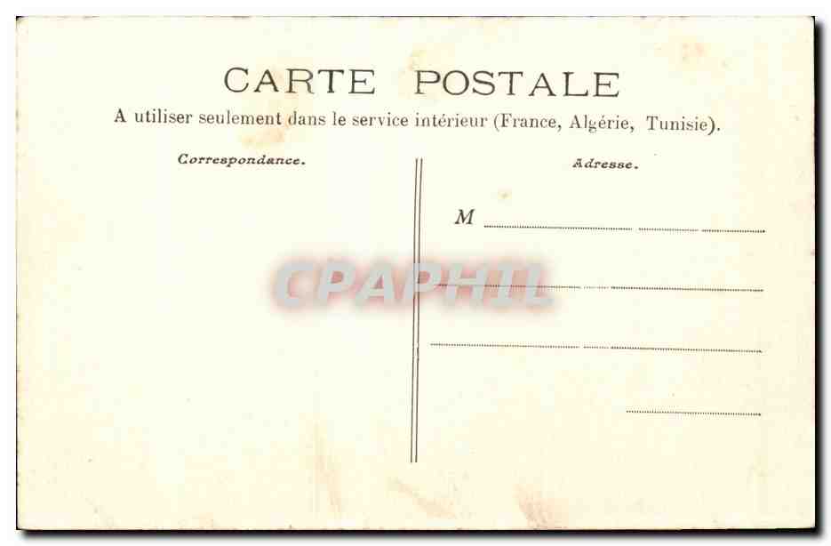 Saint Pierre le Moutier CPA Porte du 15eme — Rückseite