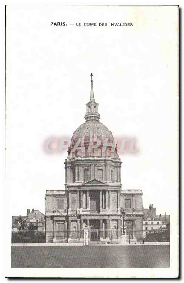 Paris CPA Dome des invalides