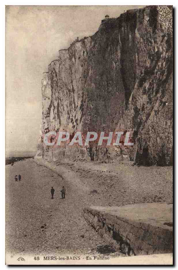 Mers les Bains CPA La falaise