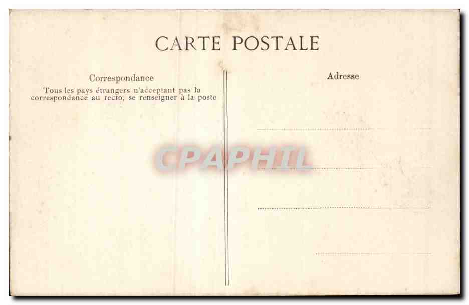 Saint-Germain-en-Laye — Le Château — Reste de la Colonne Trajane — Éditeur ELD, n°14 — Verso