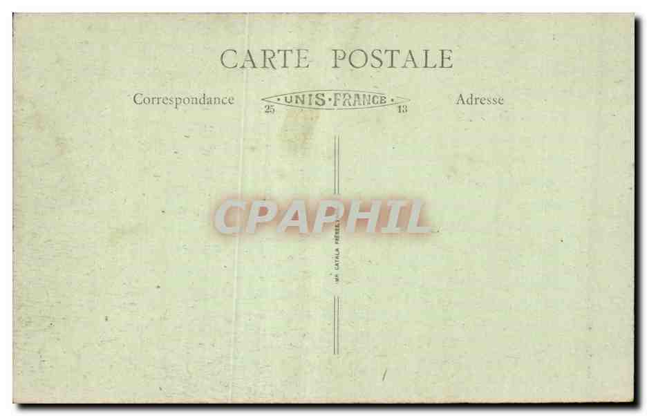 CPA Lyon ND de Fourviere — Verso