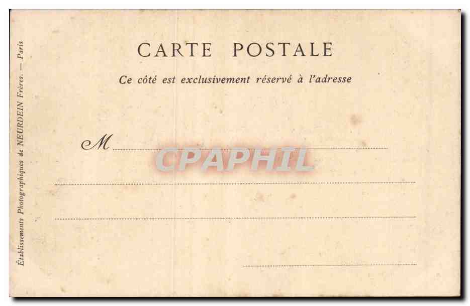 CPA Angers La Tour Saint Aubin — Rückseite