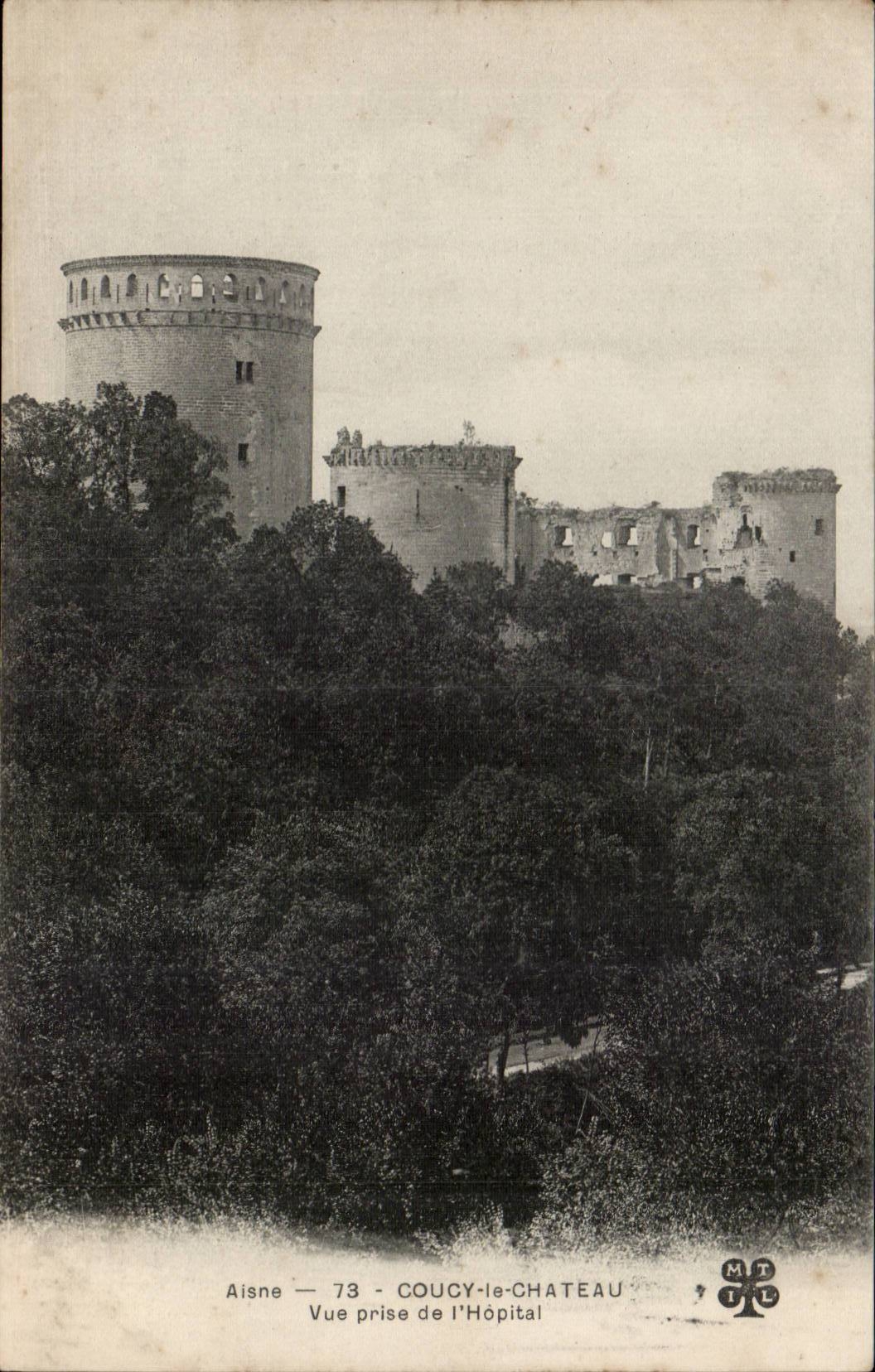 Coucy-le-Château — Ansicht vom Krankenhaus — MTIL
