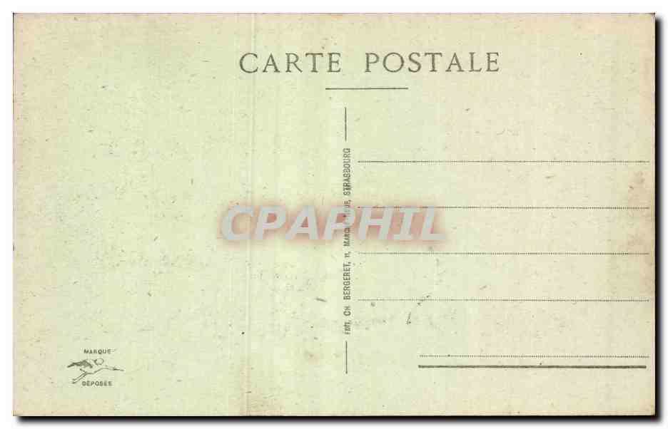 Strasbourg - La Cathedral - CPA  — Verso