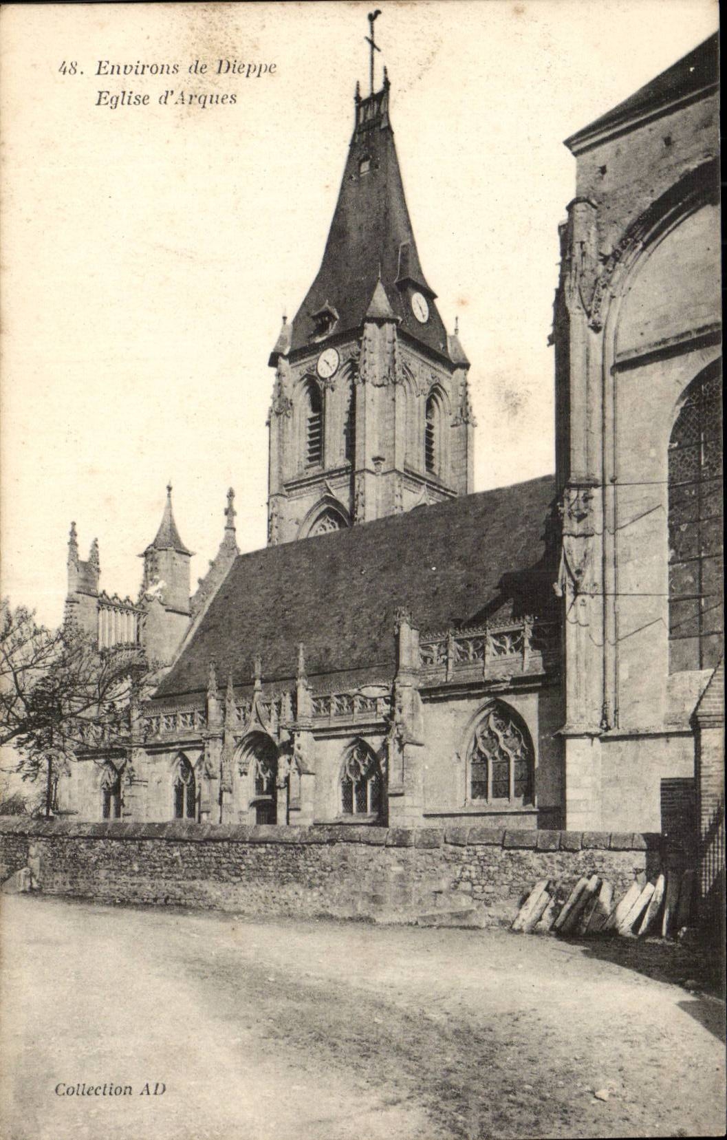 Arques la Bataille - Eglise d'Arques - Environs de Dieppe CPA 