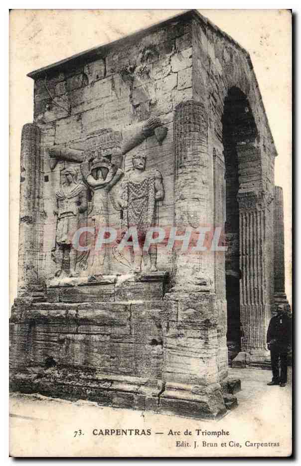 Carpentras - Arc de Triomphe CPA 