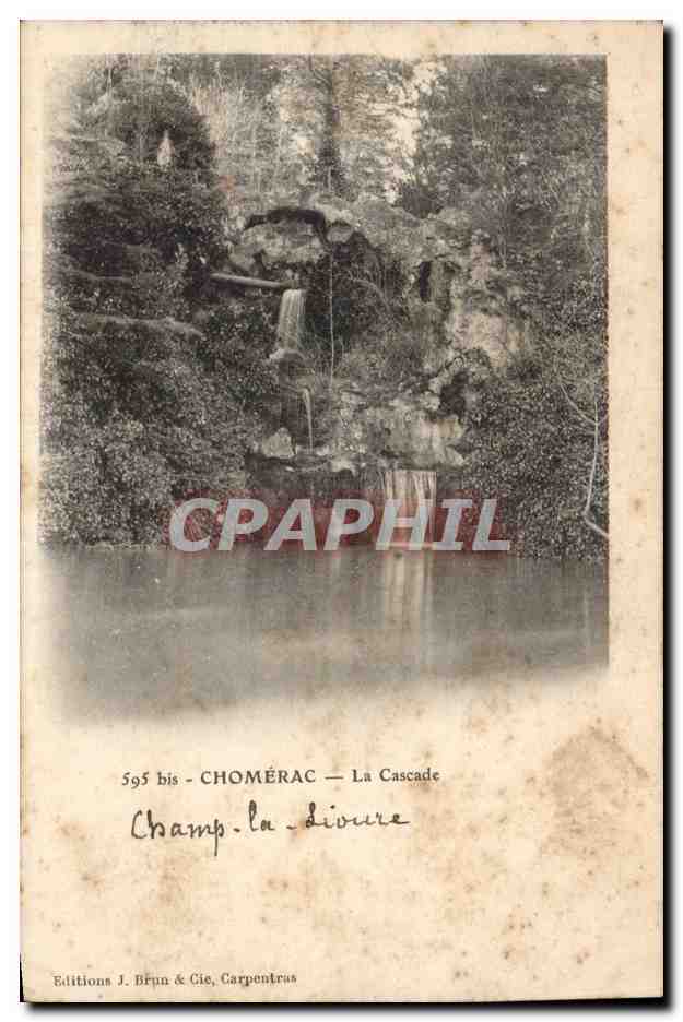 Chomerac - La Cascade CPA 