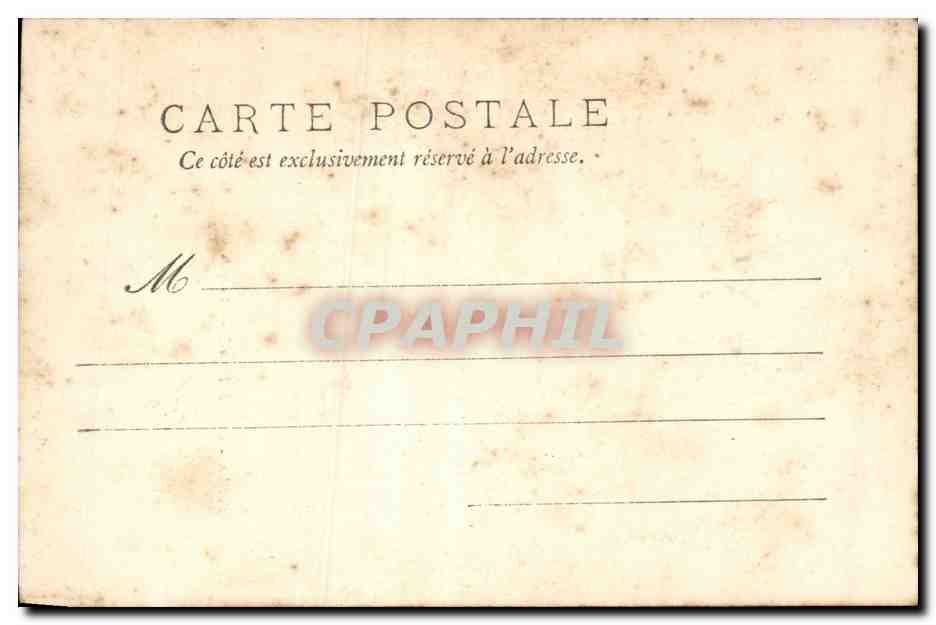 Chomerac - La Cascade CPA  — Rückseite
