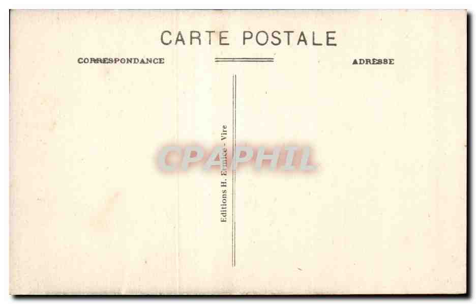 Vire - Un des aspects du Val - Henri Ermice - CPA  — Rückseite