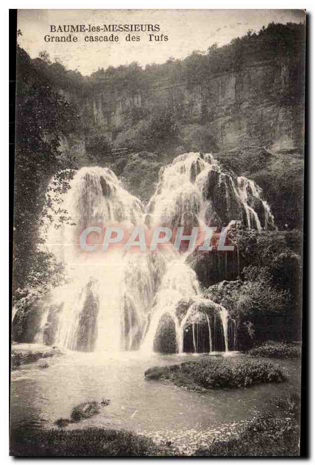 Baume-les-Messieurs — Grande cascade des Tufts — éditeur non identifié